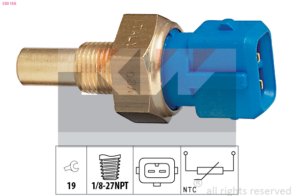 Senzor,temperatura lichid de racire 530 156 KW